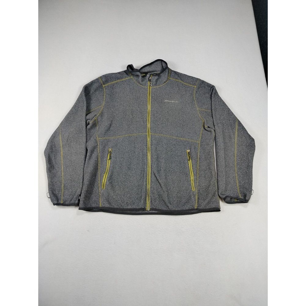 Eddie Bauer Fleece Womens Large Gray Polartec Gorpcore Normcore Outdoors Utility